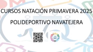 CURSOS NATACIÓN PRIMAVERA 2025 POLIDEPORTIVO NAVATEJERA