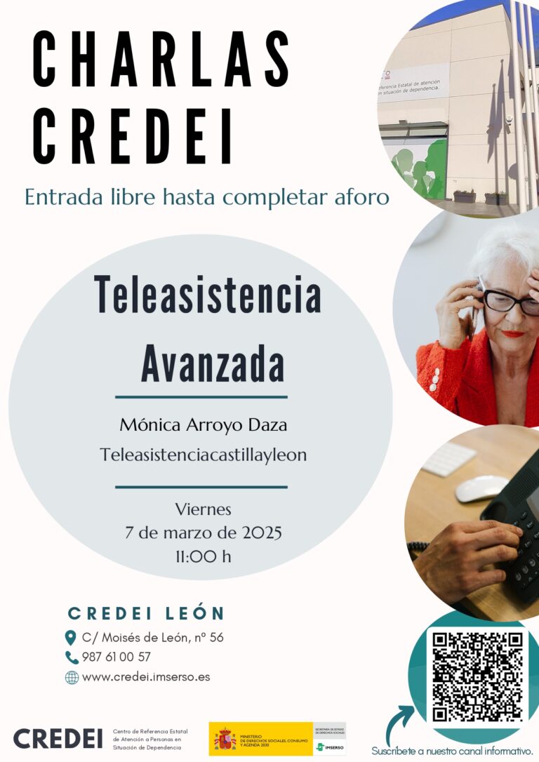 CHARLAS CREDEI «Teleasistencia Avanzada»